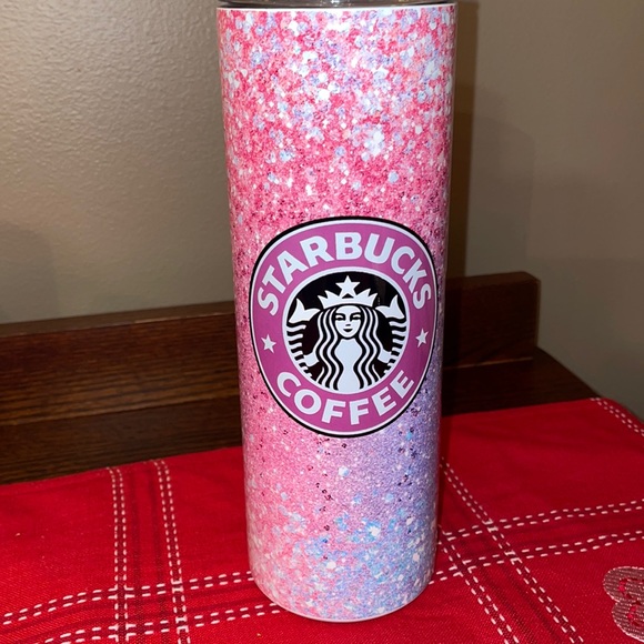 Starbucks Opal Geode Glitter 20oz Skinny Tumbler - Picture 1 of 7